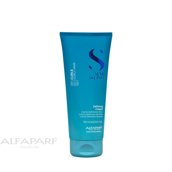 Крем несмываемый для кудрявых и вьющихся волос Alfaparf Semi Di Lino Curls Defining Cream 200 мл 31190