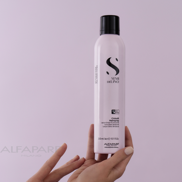 Лак для волос, придающий блеск, лёгкой фиксации Alfaparf Cristally Hairspray SDL STYLE & CARE 300 мл 23363 Лак для волос, придающий блеск, лёгкой фиксации Alfaparf Cristally Hairspray SDL STYLE & CARE 300 мл 23363