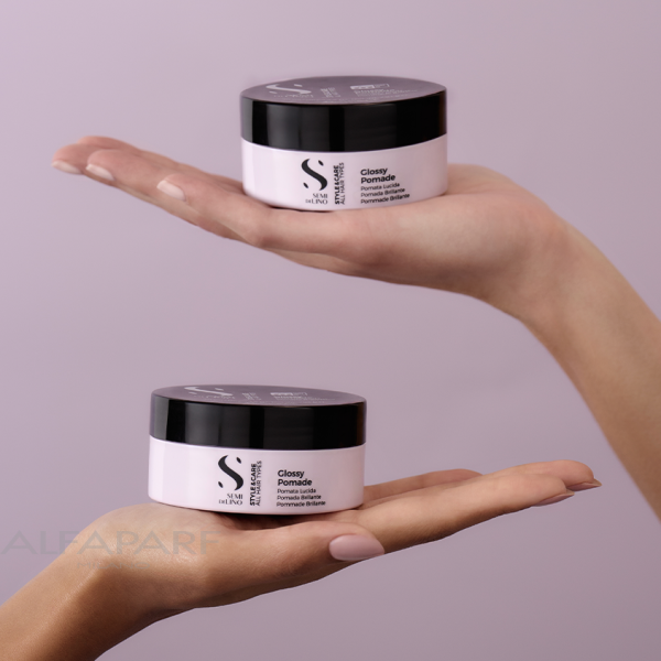 Помада для волос, придающая блеск, сильной фиксации Alfaparf Glossy Pomade SDL STYLE & CARE 90 мл 23364 Помада для волос, придающая блеск, сильной фиксации Alfaparf Glossy Pomade SDL STYLE & CARE 90 мл 23364